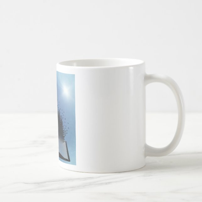 Open Book Forest Coffee Mug (Right)