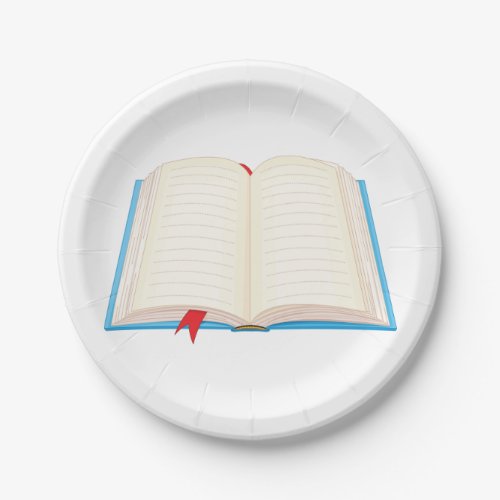Open Book Paper Plates