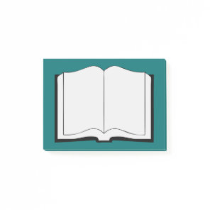 Open book post-it notes