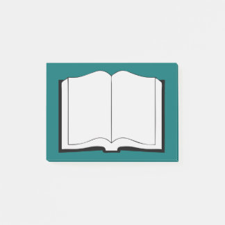 Open book post-it notes