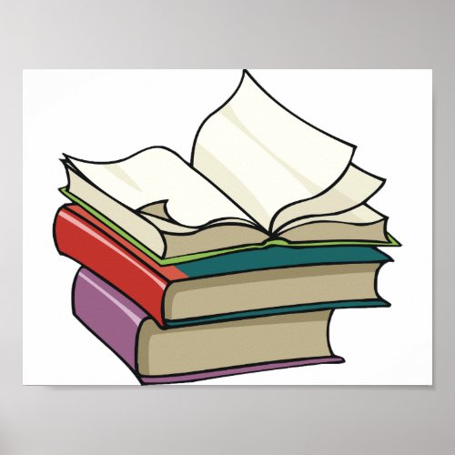 Open Book Poster