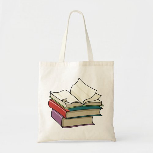 Open Book Tote Bag