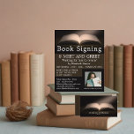 Open Book, Writers Book Signing Advertising Flyer<br><div class="desc">Open Book,  Writers Book Signing Advertising Flyers By The Business Card Store.</div>