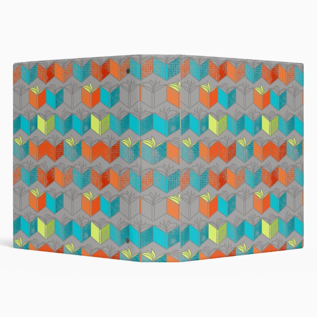 Open books 3 ring binder (Background)
