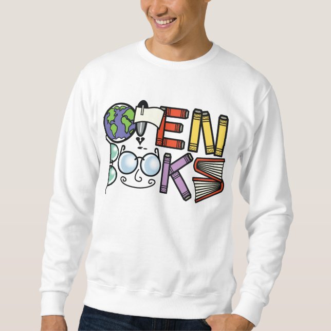 Open Books Sweatshirt (Front)