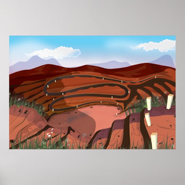 Open Cast Mine Poster (Front)