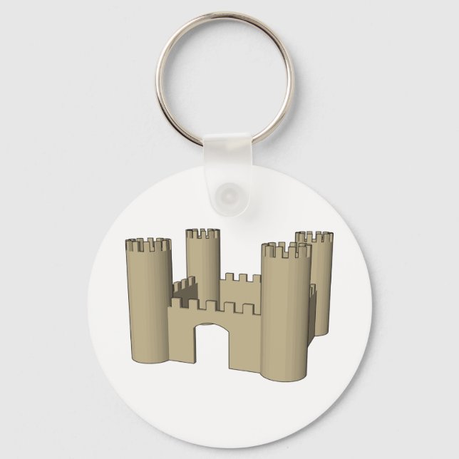 Open Castle Keychain (Front)