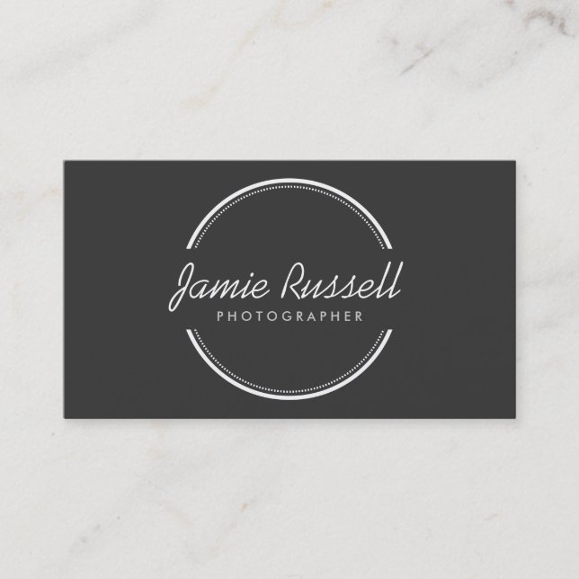 OPEN CIRCLE LOGO BUSINESS CARD (Front)