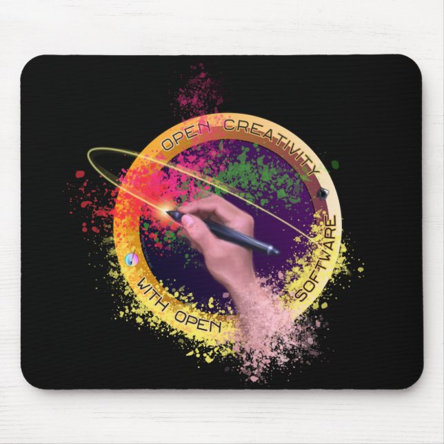 Open Creativity Mouse Pad (Front)
