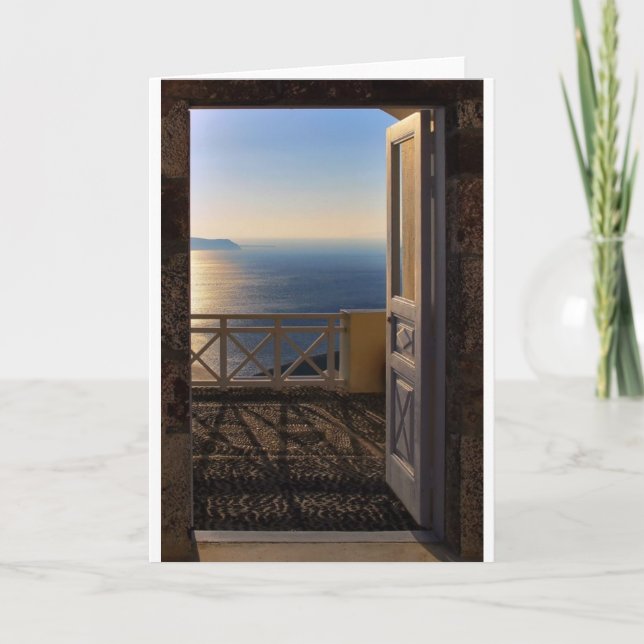 Open door card (Front)