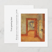 Open door sunny impressionist interior Anna Ancher (Front/Back)