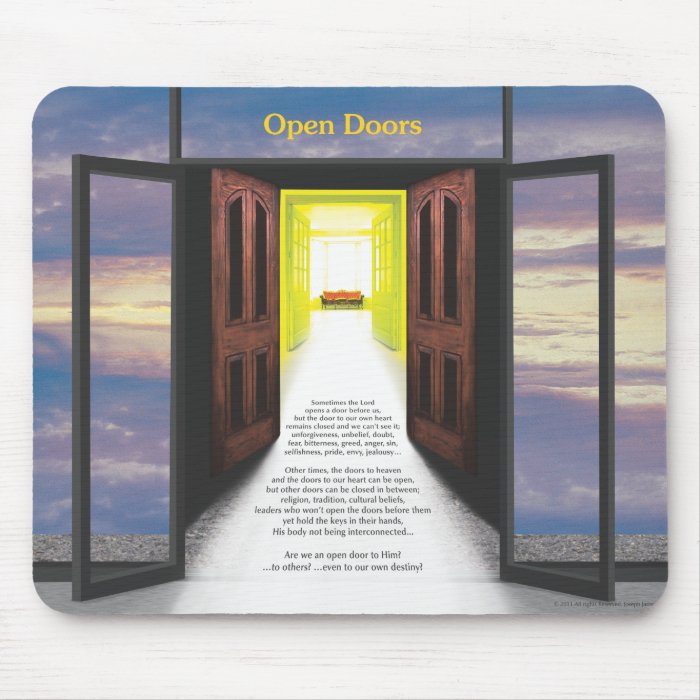 Open Doors (Break In Clouds) by Joseph James Mousepads