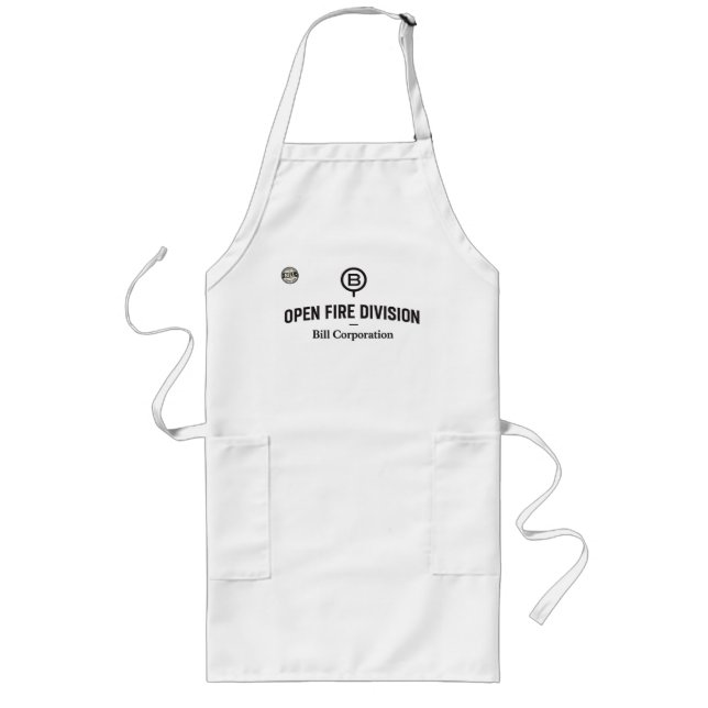OPEN FIRE DIVISION – Bill Corporation Barbecue Long Apron (Front)