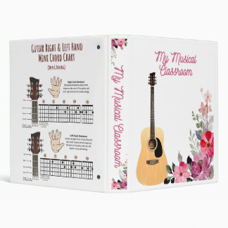 OPEN G TUNING guitar teacher binder