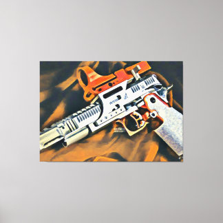 Open Gun 2 Canvas Print