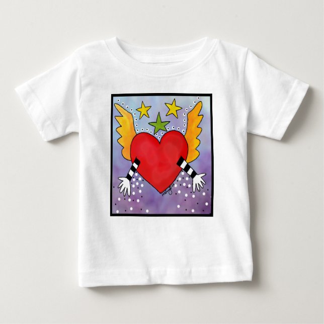 Open Heart Baby T-Shirt (Front)