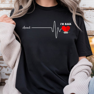  Open Heart Bypass Surgery Heart Attack Survivor T-Shirt