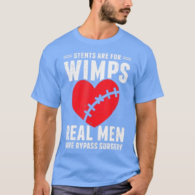 Open Heart Bypass Surgery Survivor Patient Get T-Shirt (Front)