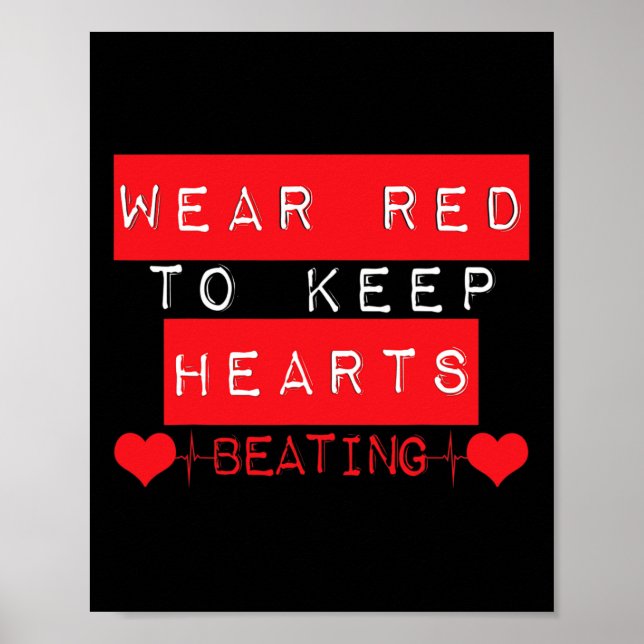 Open Heart Surgery Chd Heart Disease Survivor Warr Poster (Front)