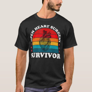 Open Heart Surgery Heart Attack Survivor Recovery  T-Shirt