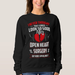 Open Heart Surgery Heart Bypass Sweatshirt