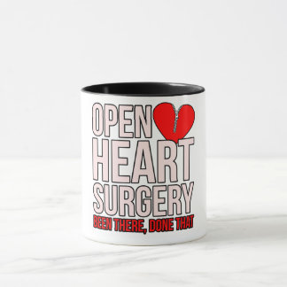 Open Heart Surgery Heart Disease Awareness Survivo Mug