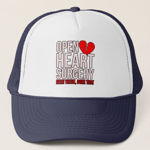 Open Heart Surgery Heart Disease Awareness Survivo Trucker Hat