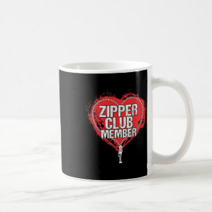 Open Heart Surgery Humor Funny Zipper Club Member Coffee Mug