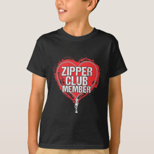 Open Heart Surgery Humor Funny Zipper Club Member T-Shirt