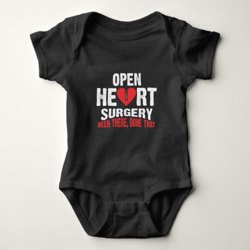 Open Heart Surgery Patient Bypass Recovery Baby Bodysuit