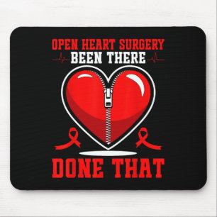 Open Heart Surgery Patients Heart Disease Awarenes Mouse Pad