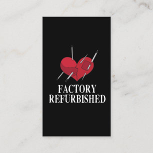 Open Heart Surgery Recovery - Factory Refurbished Business Card