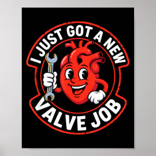 Open Heart Surgery Recovery Funny Poster