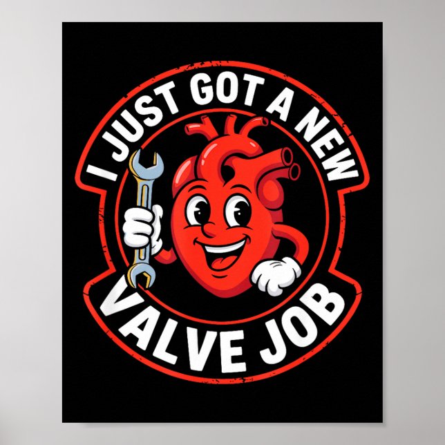 Open Heart Surgery Recovery Funny  Poster (Front)