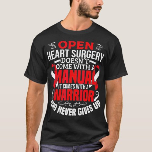 Open Heart Surgery Recovery Gift Bypass Survivor W T_Shirt