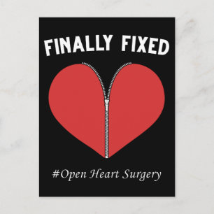 Open Heart Surgery Recovery Operation Bypass Postcard