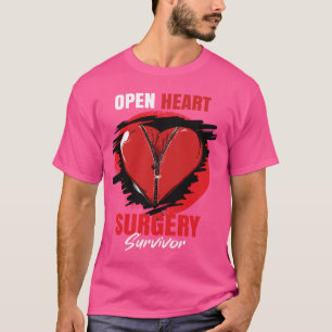 Open Heart Surgery Recovery - Survivor Mode on T-Shirt