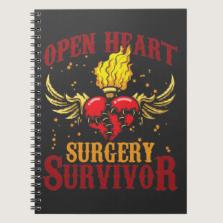 Open Heart Surgery Survivor Bypass Heart Disease Notebook