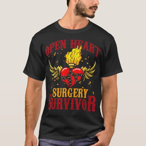 Open Heart Surgery Survivor Bypass Patient  T_Shirt