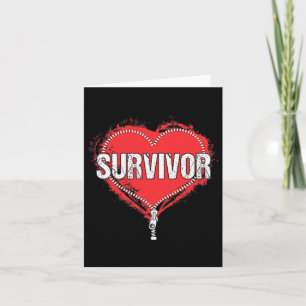 Open Heart Surgery Survivor Cardiac New Life Gift Card