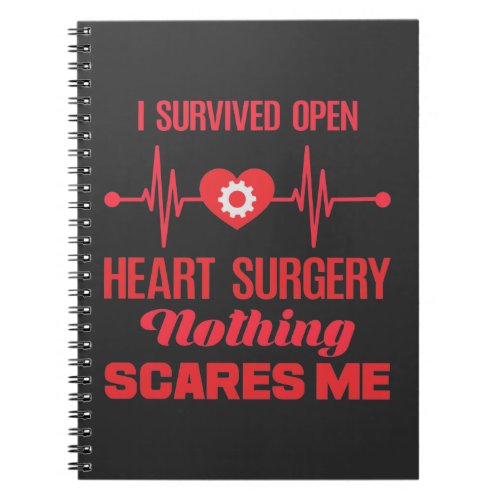 Open Heart Surgery Survivor Get Well Recovery Notebook