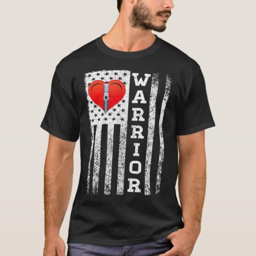 Open Heart Surgery Warrior Gift For Heart Patients T_Shirt