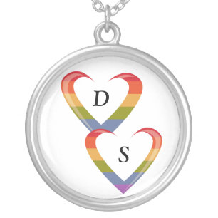 Open Hearts Silver Plated Necklace