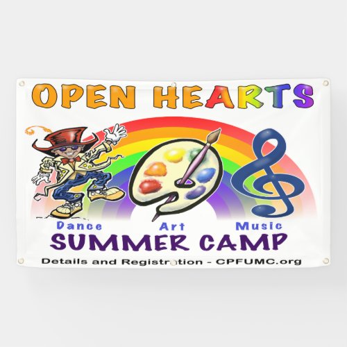 Open Hearts Summer Camp Banner