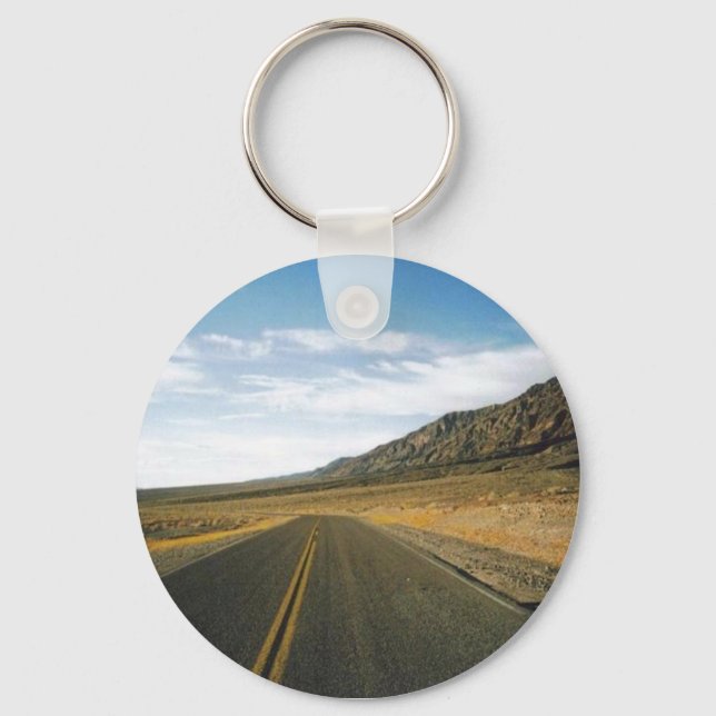 Open Highway- Death Valley Keychain (Front)
