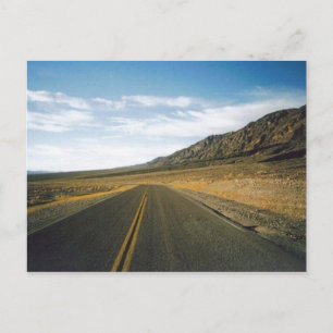 Open Highway- Death Valley Postcard