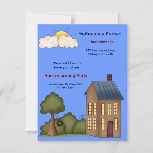 Open House Announcement (Front)