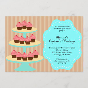 Bakery Grand Opening Invitations Invitation Templates Zazzle