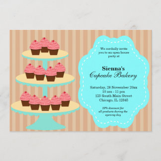 Open House Bakery business Invitation
