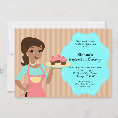 Open House Bakery business Invitation